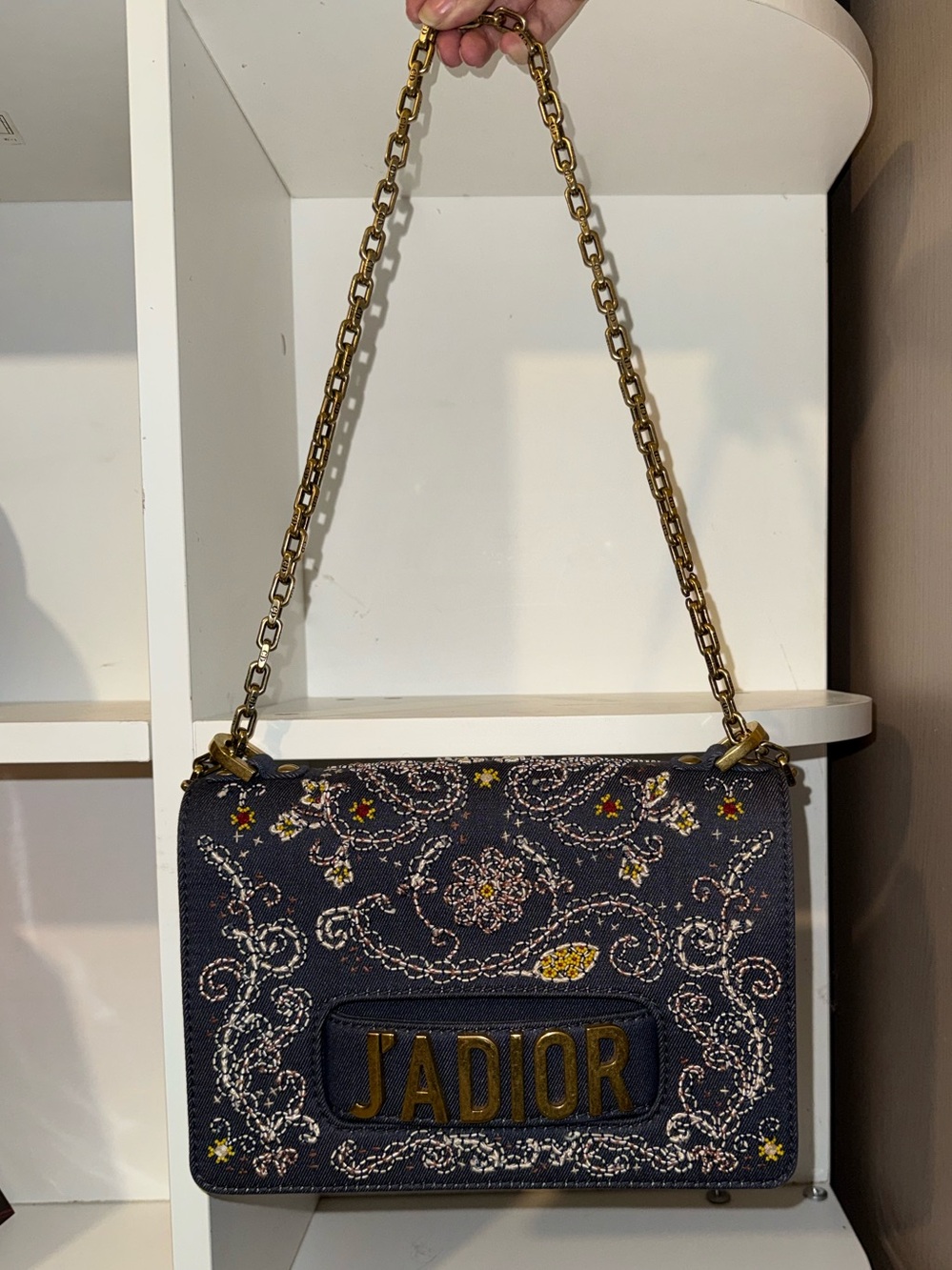 Dior J'ADIOR Embroidered Denim Bag - Limited Edition - Picture 13 of 14